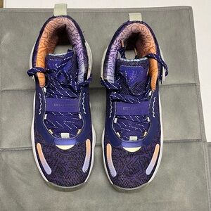 adidas Purple and Orange Athletic Shoes